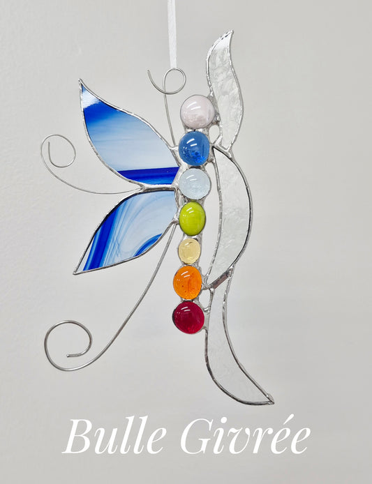 Papillon Chakras claire et indogo