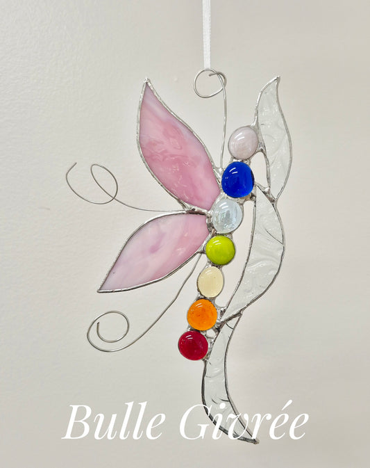 Papillon Chakras rose